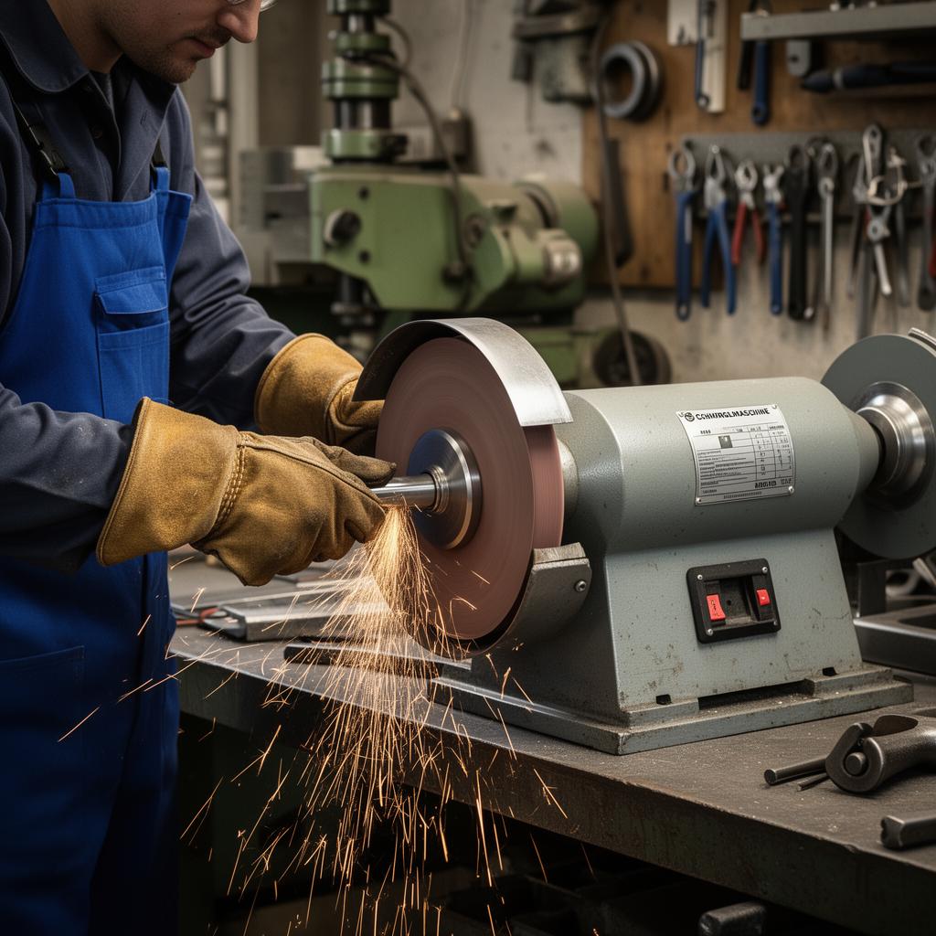 Industrielle Bearbeitung eines Metallbauteils